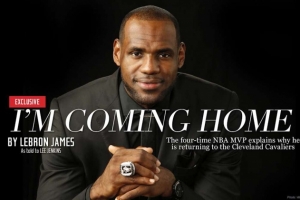 回家了??11年前的今天 詹姆斯宣布將重回克利夫蘭??